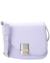 Ferragamo Small Fiamma Cross Body Bag In Purple
