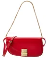 Ferragamo Fiamma Xs Leather Crossbody Bag In Red