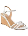 Ferragamo Fieri Leather Sandal In White