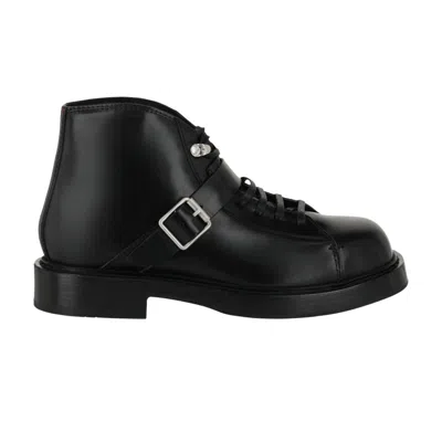 Pre-owned Ferragamo Filicudi Ankle Boot Wide 'black' | Men's Size 9