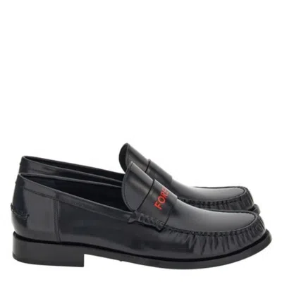 Ferragamo Fillmore Forever Leather Loafers In Black