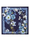 Ferragamo Fiori Print Silk Scarf