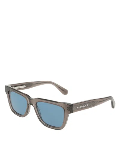 Ferragamo Firenze Square Sunglasses, 54mm In Brown