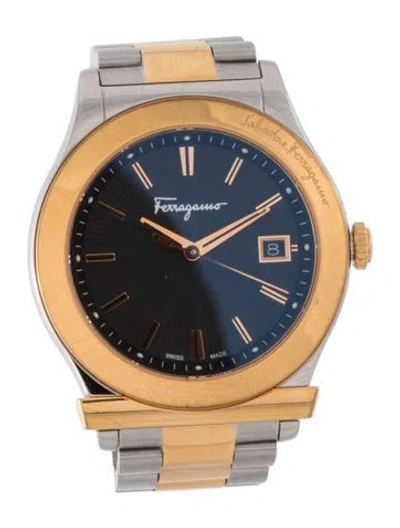 Pre-owned Ferragamo Firenze Watch, 40mm In Multi