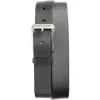 Ferragamo Fisse Leather Belt In Nero