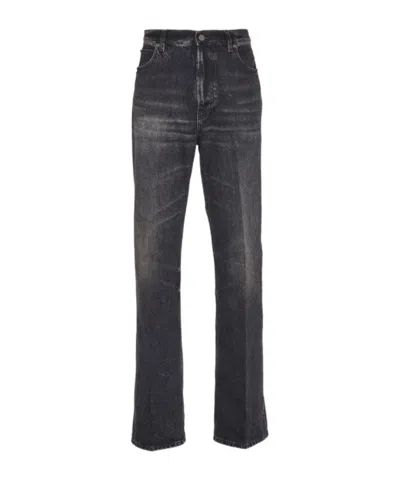 Ferragamo Five Pocket Trousers In Black