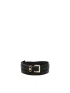 Ferragamo Fixed Belt With Double Hooks In Black