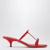 Ferragamo Abili Patent T-strap Slide Sandals