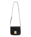 Ferragamo Flame Shoulder Bag In Black