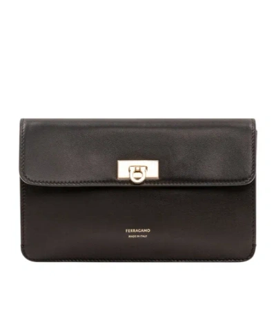 Ferragamo Gancini Harley Clutch Bag In Pattern