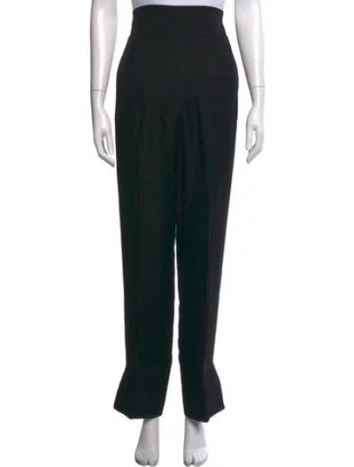 Pre-owned Ferragamo Flared Pants In Black