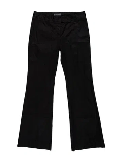 Pre-owned Ferragamo Flared Pants In Black