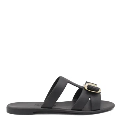 Ferragamo Flat Shoes Blacks And Greys