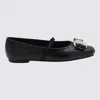 Ferragamo New Vara Bow-embellished Ballet Flats In Black