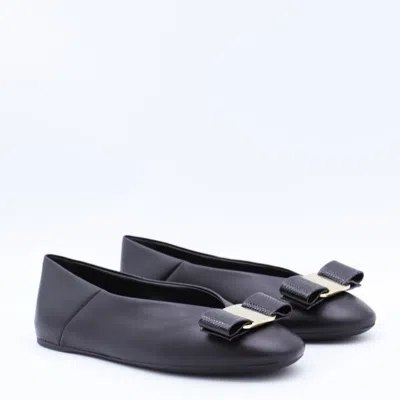 Ferragamo Flat Shoes Blacks And Greys