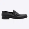 Ferragamo Monogram Pattern Buckle Detail Loafers