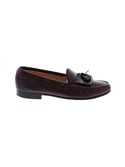 Pre-owned Ferragamo Flats In Brown