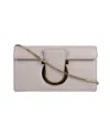 Ferragamo Flip Open And Close Single Shoulder Bag In Gray