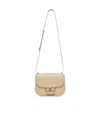 Ferragamo Flip Shoulder Bag In Nude