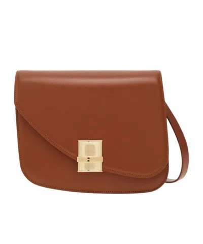 FERRAGAMO FLIP SHOULDER BAG