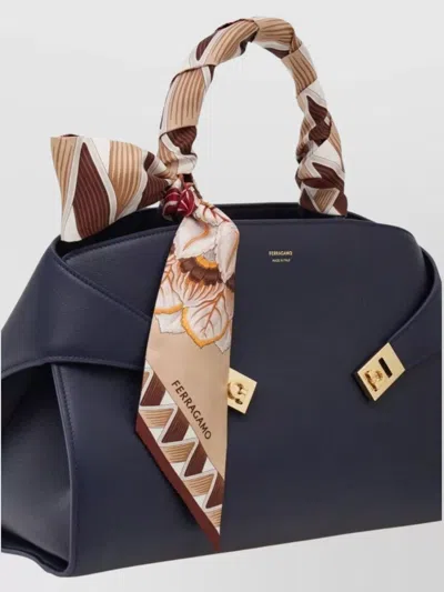 Ferragamo Floral And Geometric Silk Rectangular Scarf