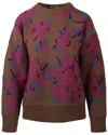 Ferragamo Floral Wool Sweater In Multi