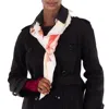 Ferragamo Floral Iris Print Silk Scarf In Multi