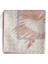 Ferragamo Dune Print Silk Twill Scarf In Multi