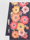 Ferragamo Anemone Print Silk Scarf