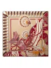Ferragamo Butterfly-print Silk Scarf In Brown