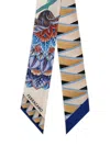 Ferragamo Twill 140x7 Multiprint In Multi