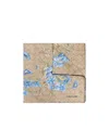 Ferragamo Floral Print Silk Scarf In Blue