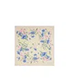 Ferragamo Floral Printed Silk Scarf In Nude