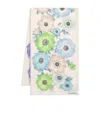 Ferragamo Floral Print Lightweight Scarf Rectangle Shape In White