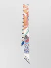 Ferragamo Floral Silk Bandeau Rectangular Scarf