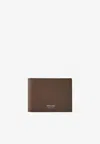 Ferragamo Florence Bi-fold Leather Wallet In Brown