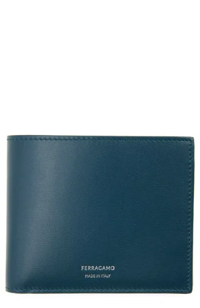 Ferragamo Florence Bifold Wallet In Blue