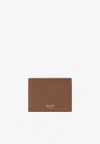 Ferragamo Compact Brown Wallet With Minimalist Design And Subtle Stitching In Brown