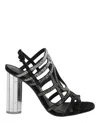 Ferragamo Florenza Crystal-embellished Slingback Heel Sandals