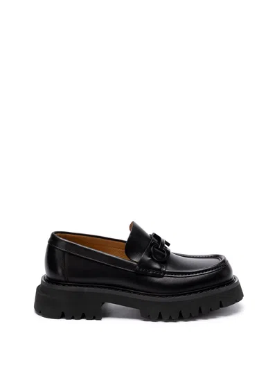 Ferragamo `florian` Loafers In Black  