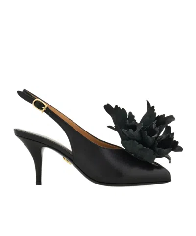 FERRAGAMO 70MM PEEP-TOE PUMPS
