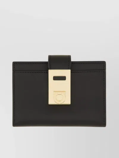 FERRAGAMO "FOLD-OVER EMBRACE" CARD HOLDER