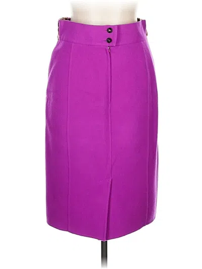 Pre-owned Ferragamo Formal Skirt In Purple