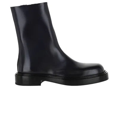 Pre-owned Ferragamo Formia Ankle Boot Wide 'blue' | Men's Size 9