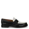 Ferragamo Fillmore Embossed Moccasin Loafers In Black