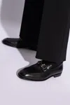 Ferragamo Foster Leaher Loafers In Black