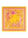 Ferragamo Foulard In Seta Stampa Animali