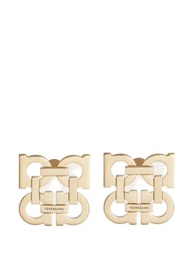 Ferragamo Four-ganici Earrings In Gold