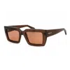 Ferragamo , Frame And Lens In Brown