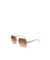 Ferragamo Frame Sunglasses In Neutral